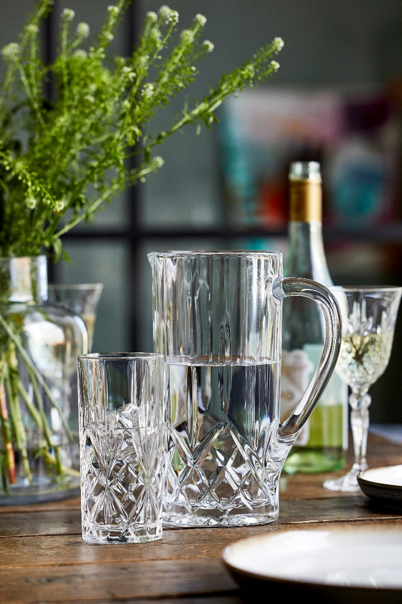 Lyngby Glas Kandesæt krystal melodia - 7 dele - Bahne